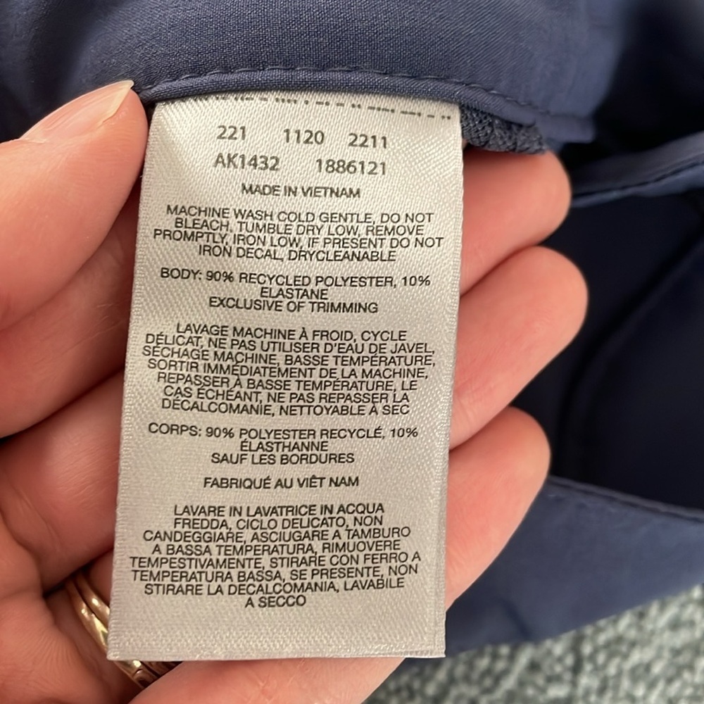 Columbia Titanium Men’s Omni-Shield Hiking Pants 16/48 Navy Lightweight Travel - Picture 3 of 14